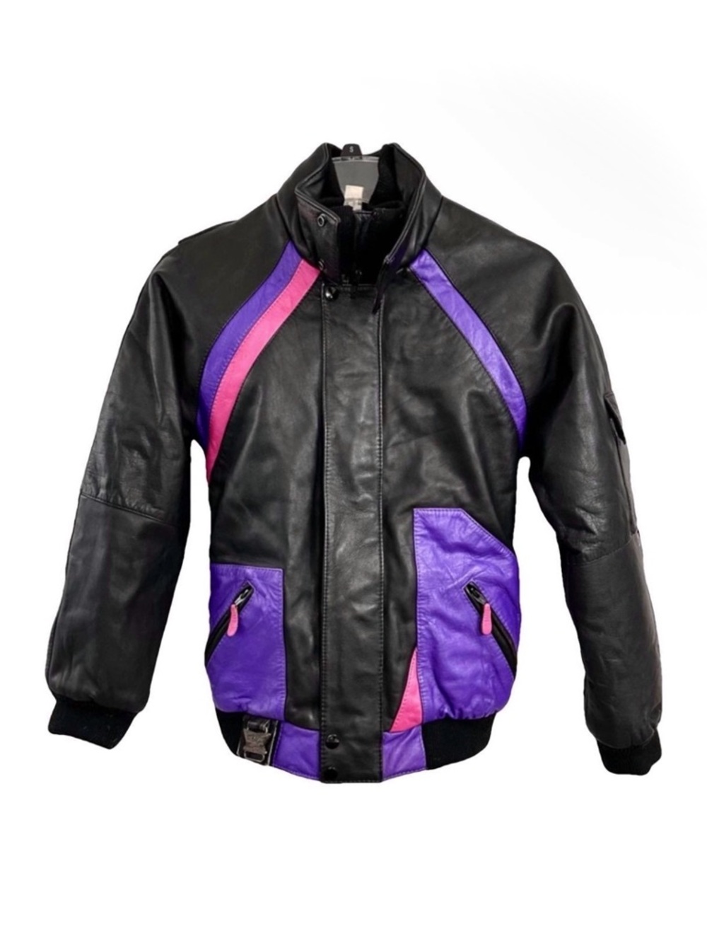 CKX International Vintage Leather Motorcycle/Snowmobile Jacket Bomber 80's 90'